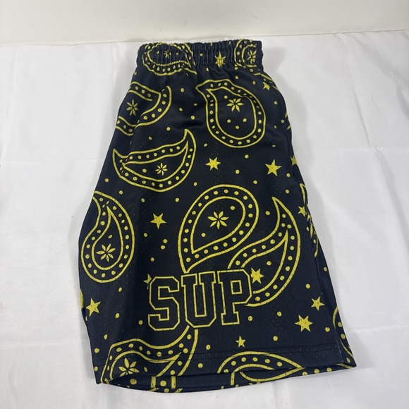 Superior Supply Other - *NEW* Superior Supply SUP Blue/White Paisley Mesh Shorts Men's L Streetwear